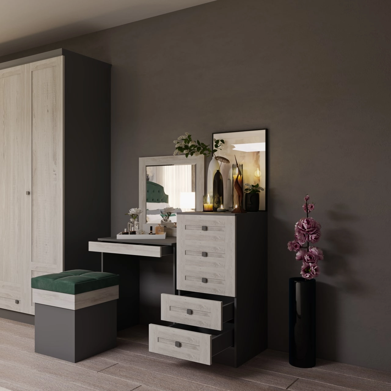 Спальный гарнитур GLAZGO недорого