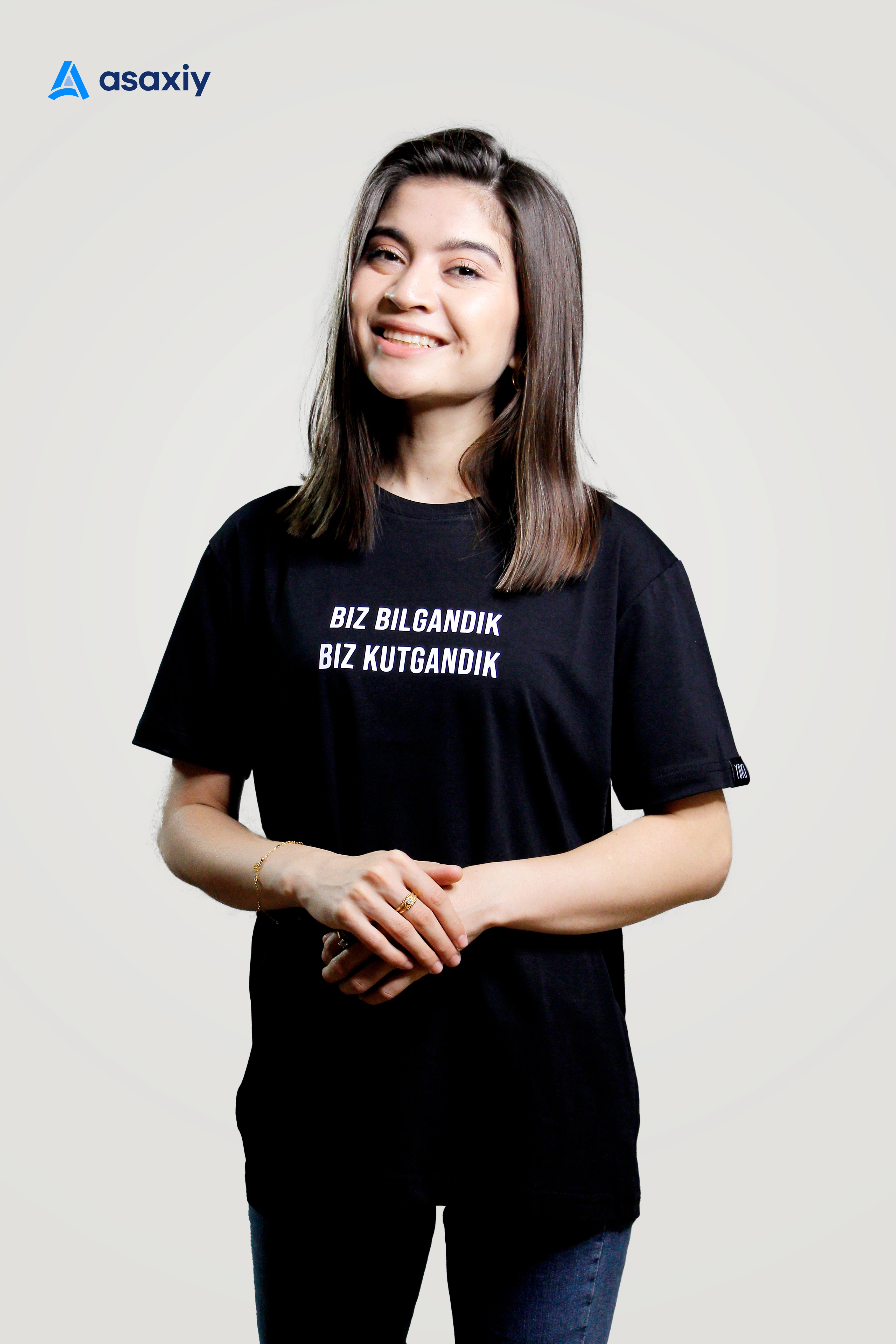 YOKI "Biz bilgandik biz kutgandik" Black futbolkasi M arzon