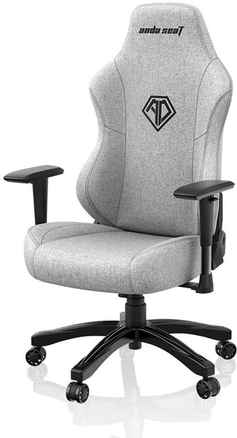 Anda Seat Phantom 3 Size L Grey Linen Fabric o‘yin kreslosi onlayn