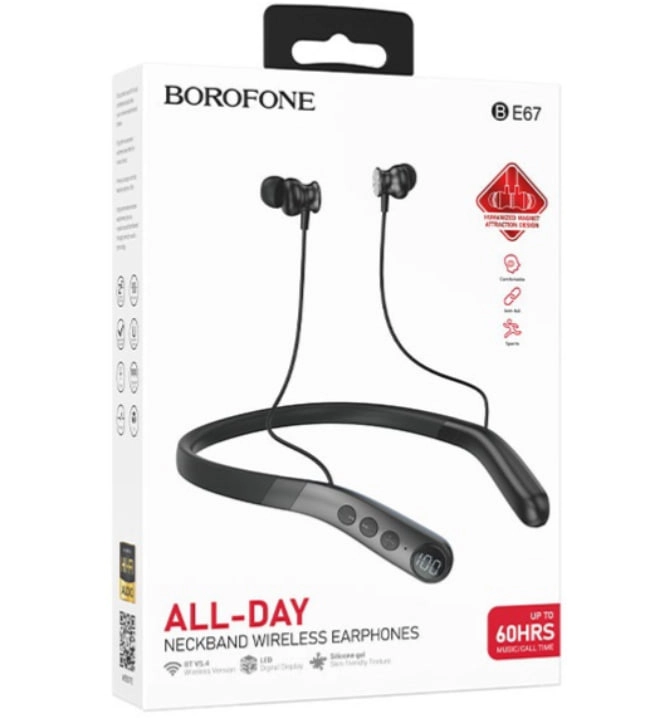 Беспроводные наушники Borofone BE67 черный онлайн