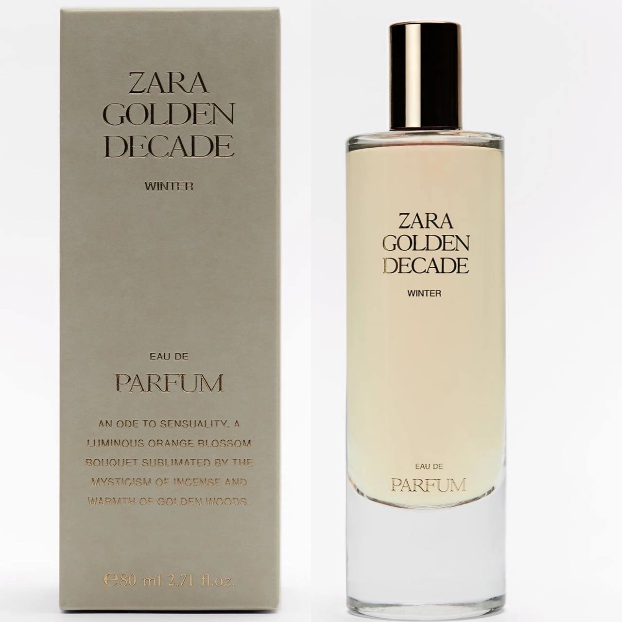 Zara GOLDEN DECADE WINTER 100 ML— ayollar uchun atir O'zbekistonda