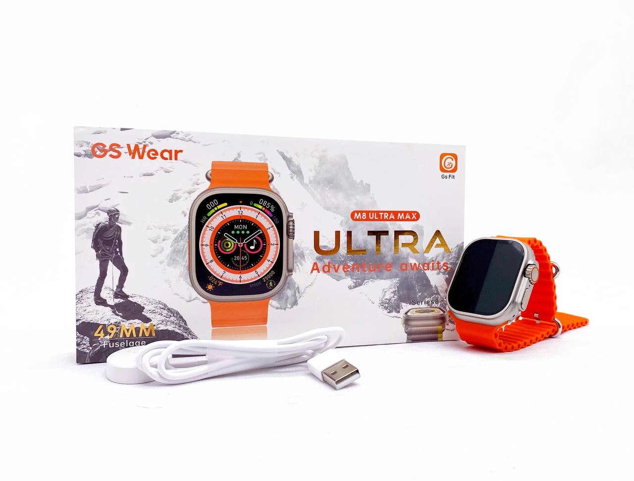 M8 Ultra Max Orange smart-soati narxi
