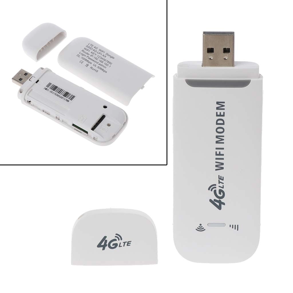 Модем USB LTE 4G 3 IN 1 с точкой доступа Wi-Fi , White в Узбекистане