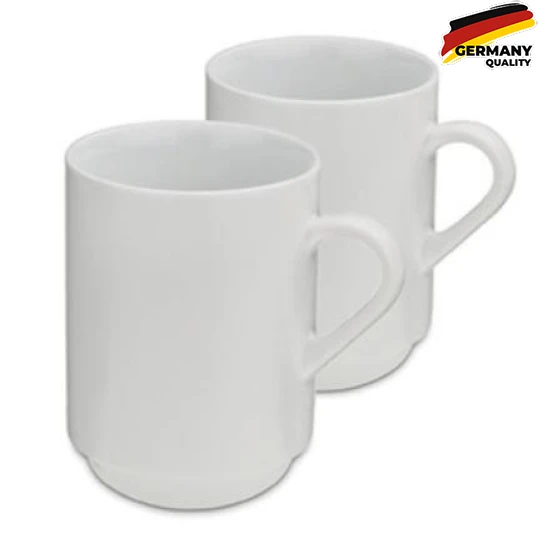 KELA Mattia 300 ml piyolalar to'plami, 2 dona, oq 12749 sotib olish