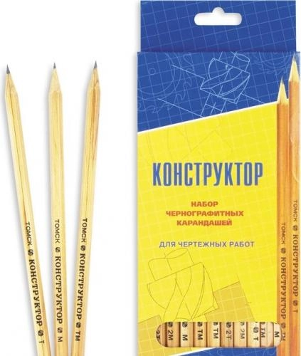 Карандаш-конструктор «Томск» — набор чернографитных карандашей (неострижимые, с модулями) купить