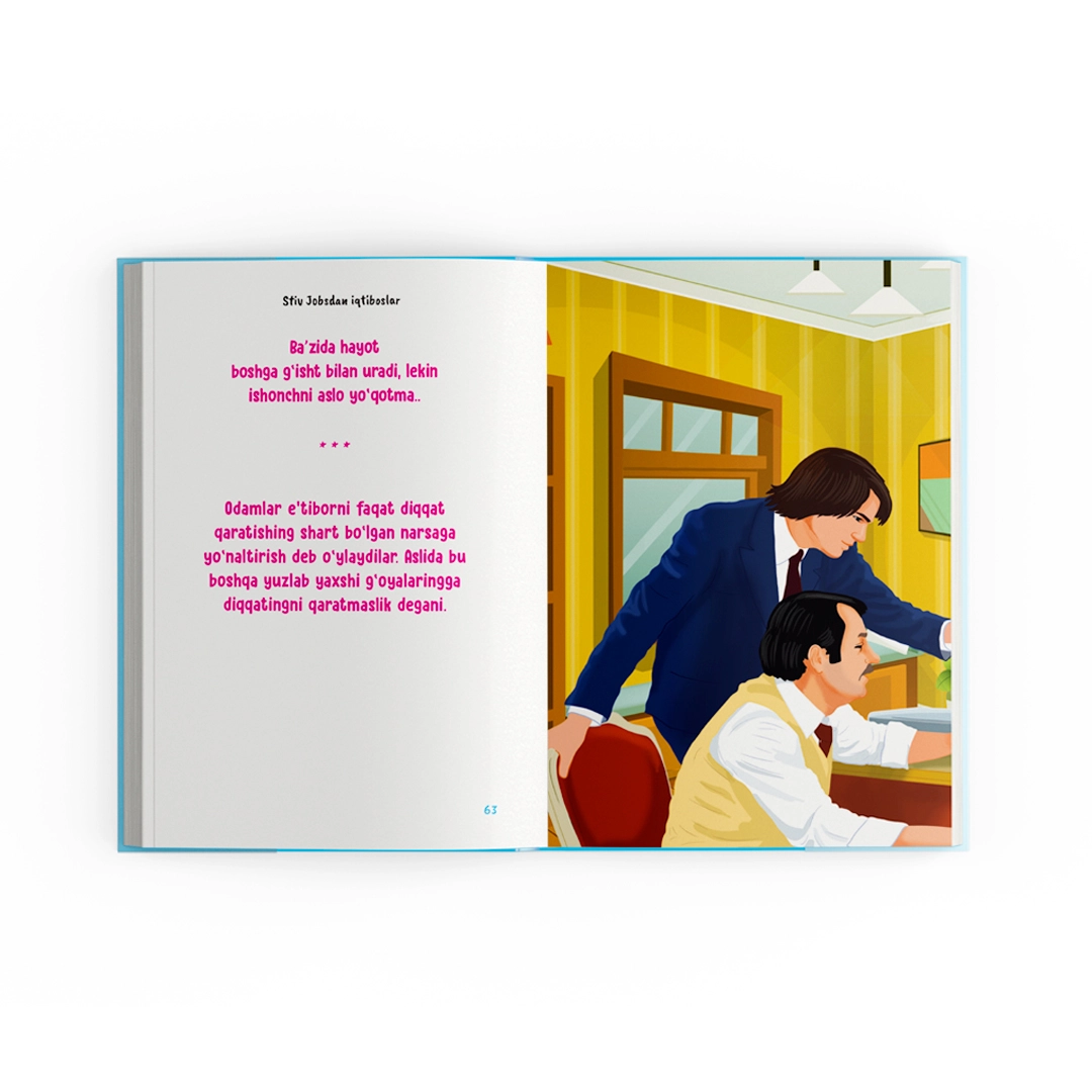 Dunyo daholari: Stiv Jobs - Kompyuterga jon bergan odam rasm bilan