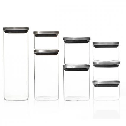 Стеклянный контейнер для хранения 8PCS Life smile GP7 недорого