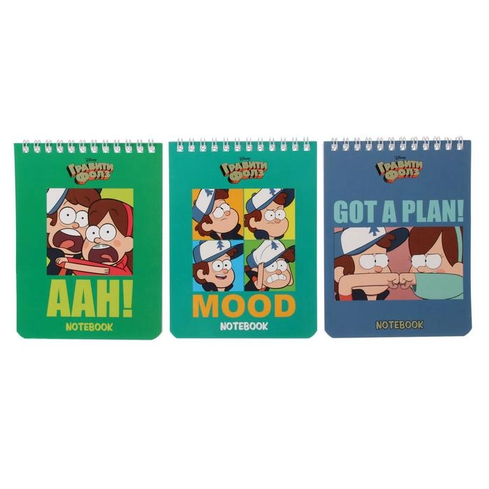 Блокнот 40л А6 Гравити Фолз (40Б6В1гр) sotib olish