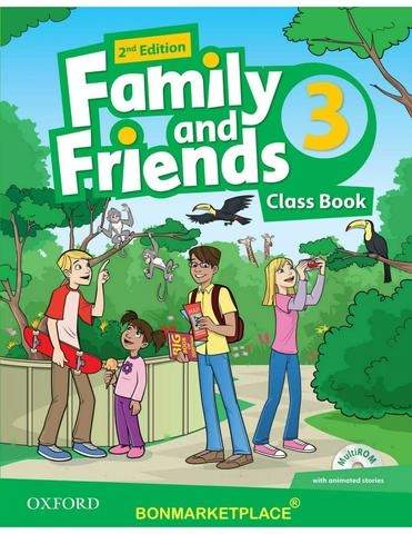 Family and Friends 3 - Class book (+Workbook with Multi-ROM) (2nd edition) купить