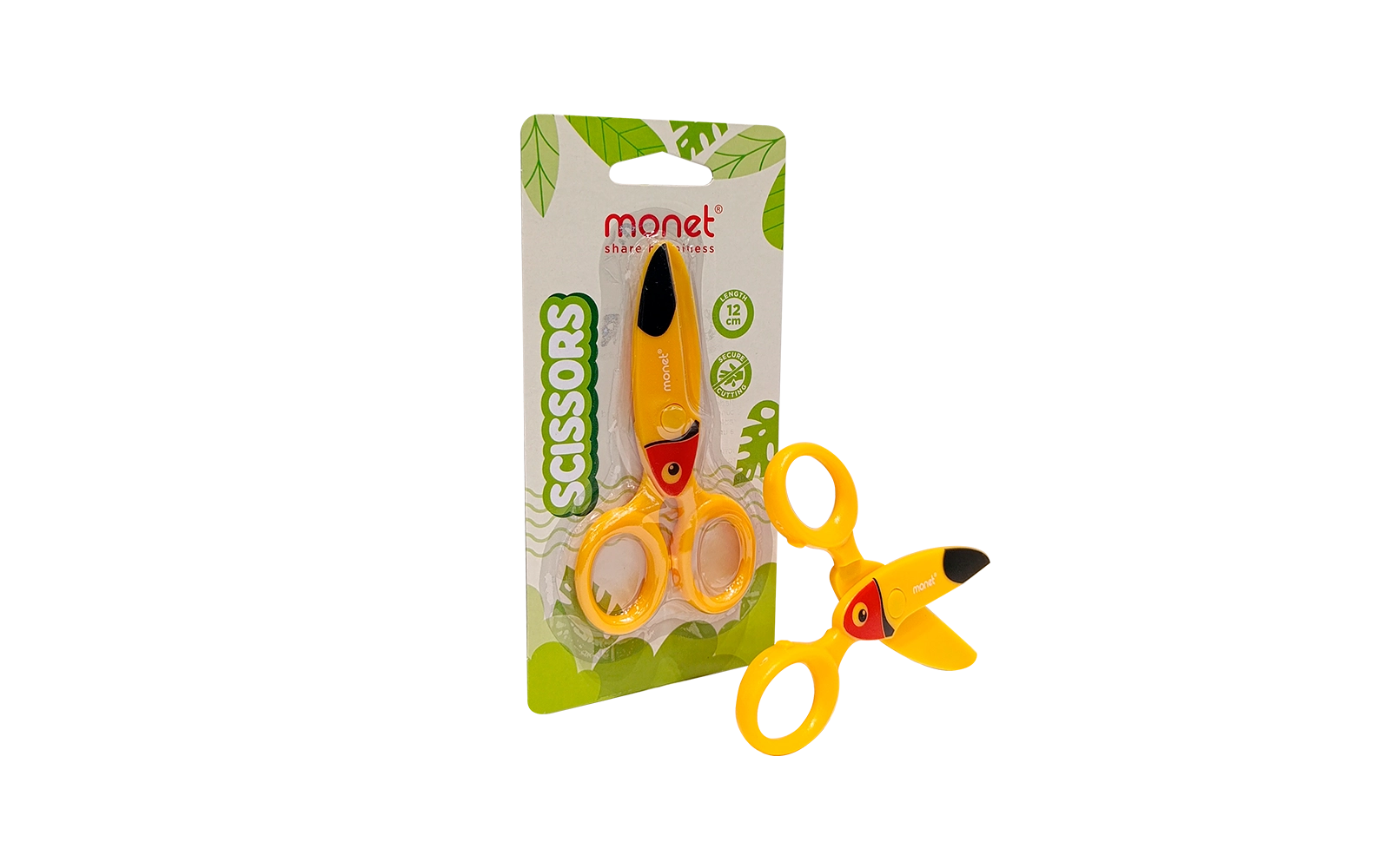 Plastik qaychi 4,75 duym / 12 sm MONET bird 2SC011 sotib olish