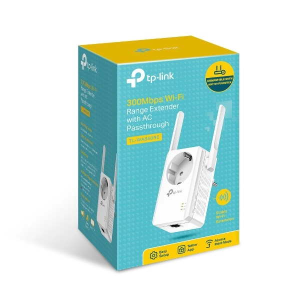 Wi-Fi усилитель сигнала (репитер) TP-LINK TL-WA860RE в Узбекистане