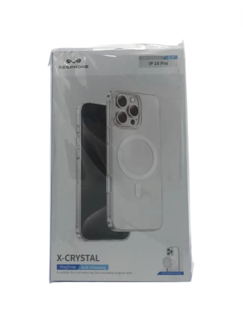 Прозрачный чехол Keephone X-Crystal для iPhone 16 pro в Узбекистане