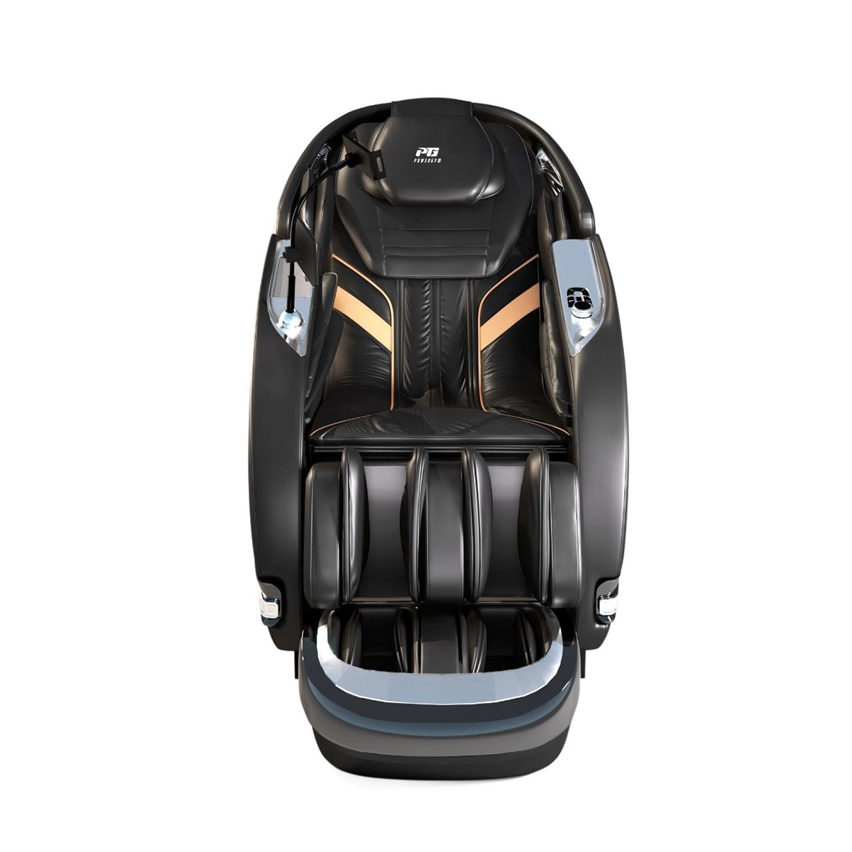 PowerGym qora rangli massaj kreslosi (L183) arzon