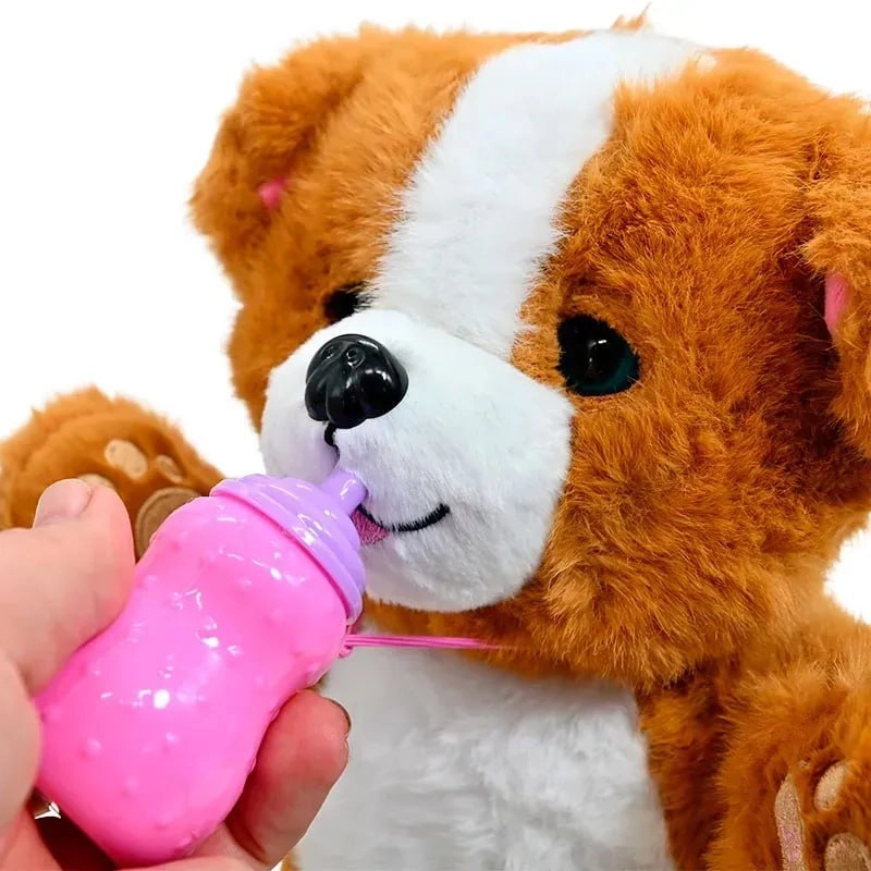 Интерактивная музыкальная мягкая игрушка Pet Fluffy, Brown недорого