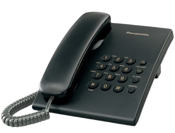 Panasonic KX-TS500MX qora simli telefoni arzon