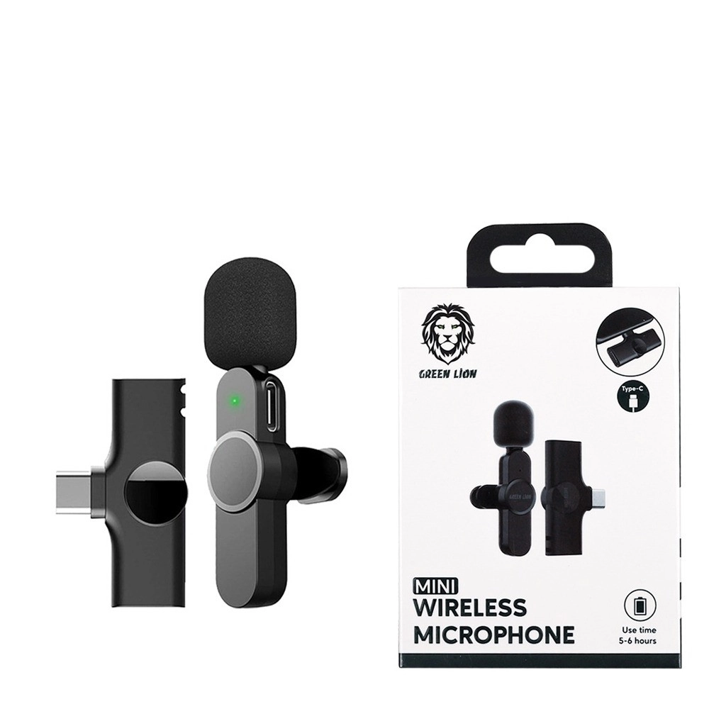 "Green Lion" mini simsiz mikrofoni arzon