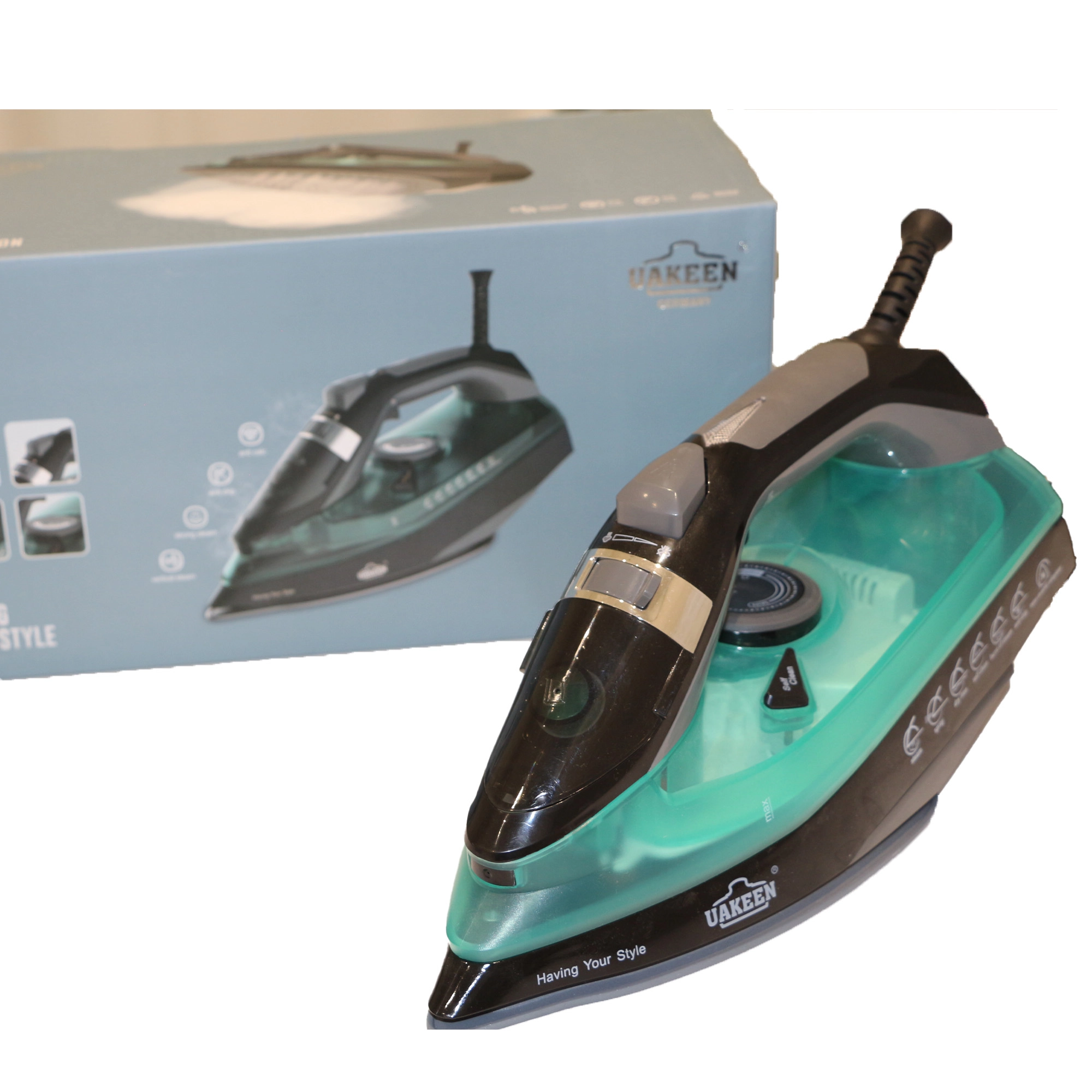 Паровой утюг Uakeen ZL-807 , Green доставка