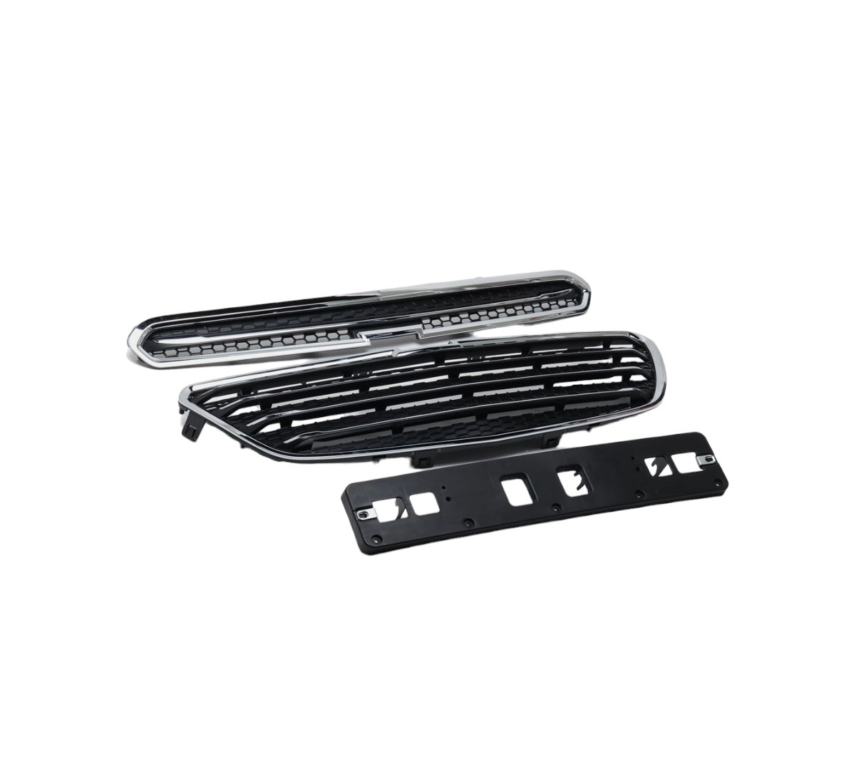 Облицовка бампера для Спарк в стиле Каптива никел купить