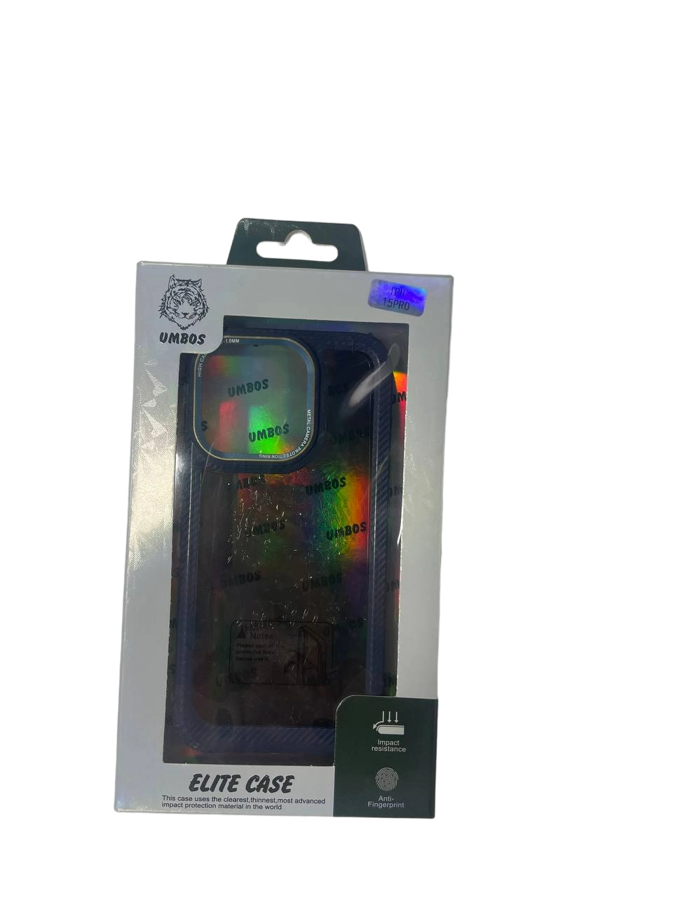 Чехол Umbos Edge Carbon CH0904 для iPhone 15 Pro синий в Узбекистане