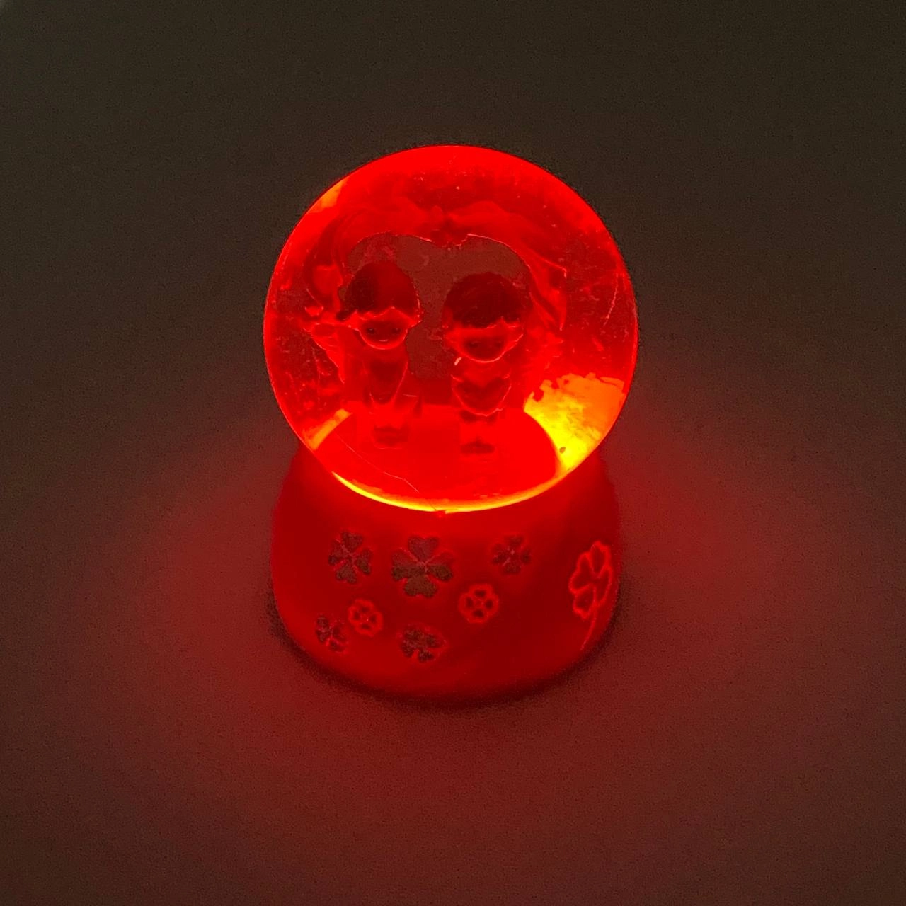 Хрустальный шар ночник, настольный светильник Love is my angel AA-10-22 RGB недорого