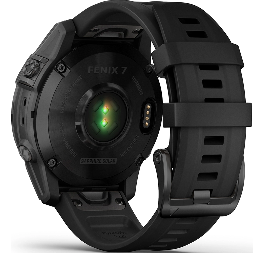 Смарт часы Garmin Fenix 7 Sapphire Solar Titanium Black доставка