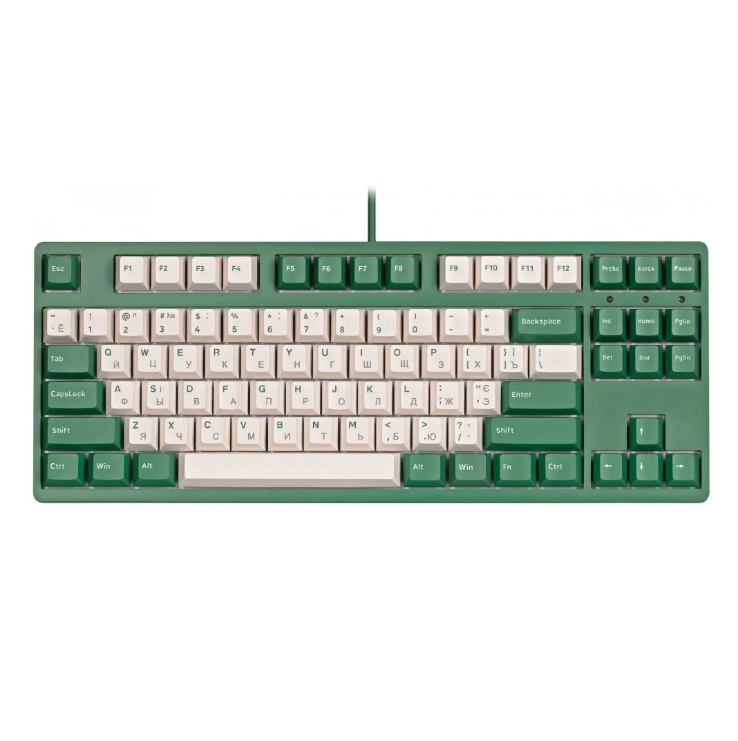 Клавиатура AKKO 3087 Matcha Red Bean DS Cherry MX Red, RU, Green купить