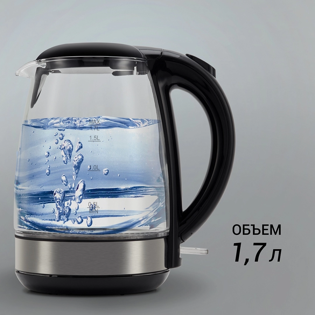 Чайник электрический Polaris PWK 1740CGL с фото