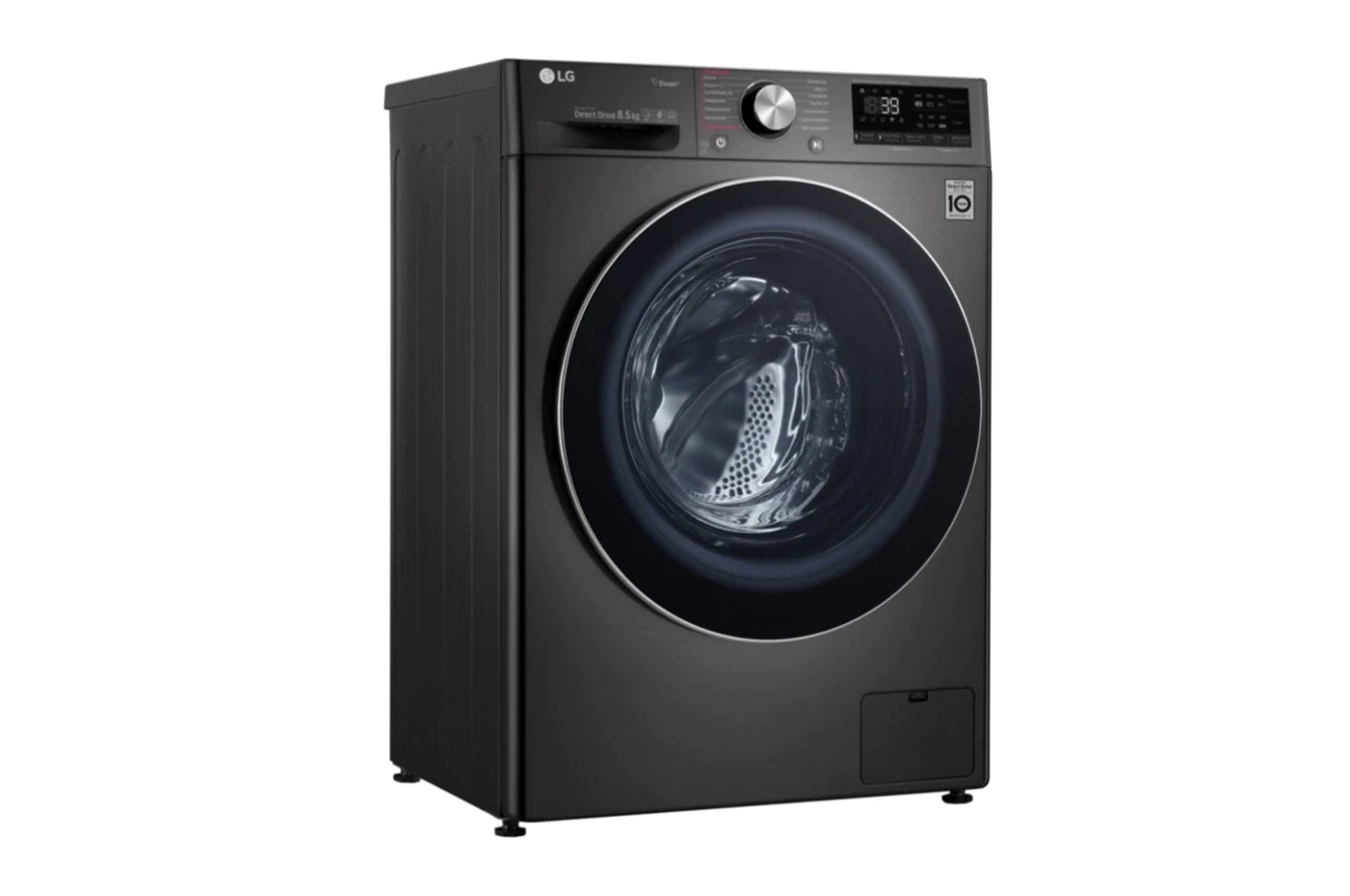 Стиральная машина LG F2V9GW9P (Серая) 8.5 Кг (Подача пара +TurboWash+Smart Diagnosis) - фото №10 Стиральная машина LG F2V9GW9P (Серая) 8.5 Кг (Подача пара +TurboWash+Smart Diagnosis) с фото