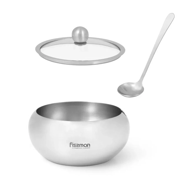 zanglamas po'latdan yasalgan shakar idishi arzon