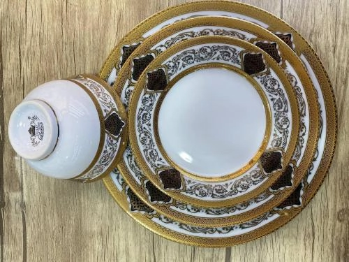 Сборный сервиз  Сборный сервиз "Luxuz gold" 60 предметов Чёрная роза купить