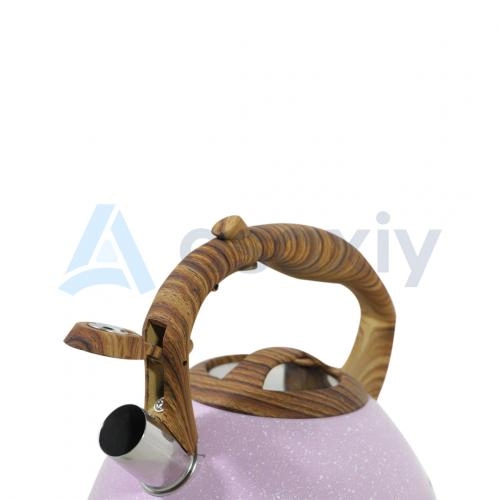 Чайник со свистком 3л. от Life Smile (светло-розовый, персиковый, голубой) в Узбекистане