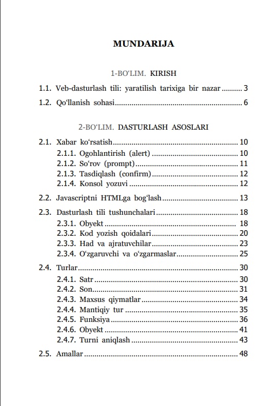 Javlon Abdullo: Mukammal dasturlash 2: JavaScript arzon
