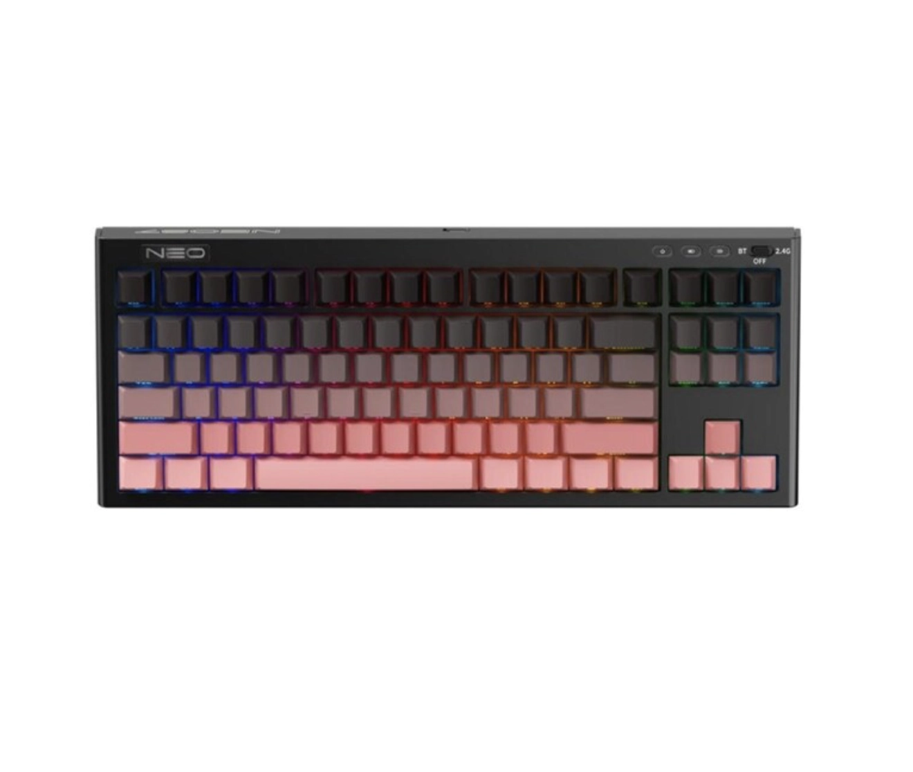 Igrovaya klaviatura 1STPlayer NEO87, Three Connecting, Rose Nebula sotib olish