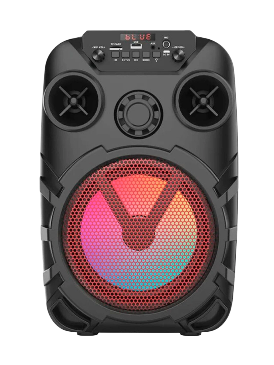 Sing-e ZQS8122 qora portativ kolonkasi + mikrofon arzon