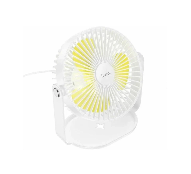 Мини-вентилятор Hoco F14 белый купить