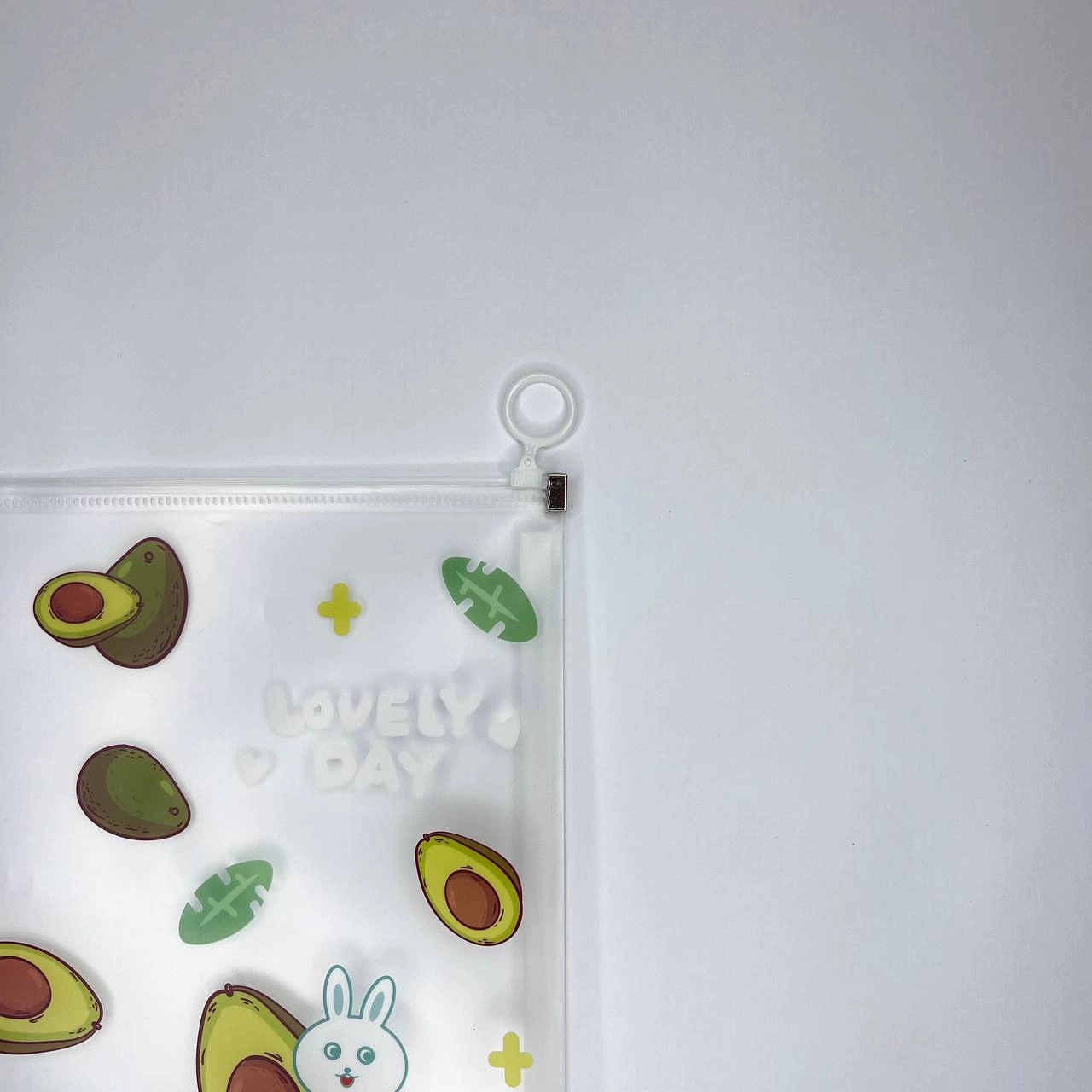 Папка для канцелярии A4 с рисунком «Авокадо», пластиковая недорого