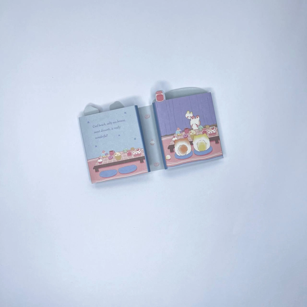 Стикеры для заметок Буклет (синий) онлайн