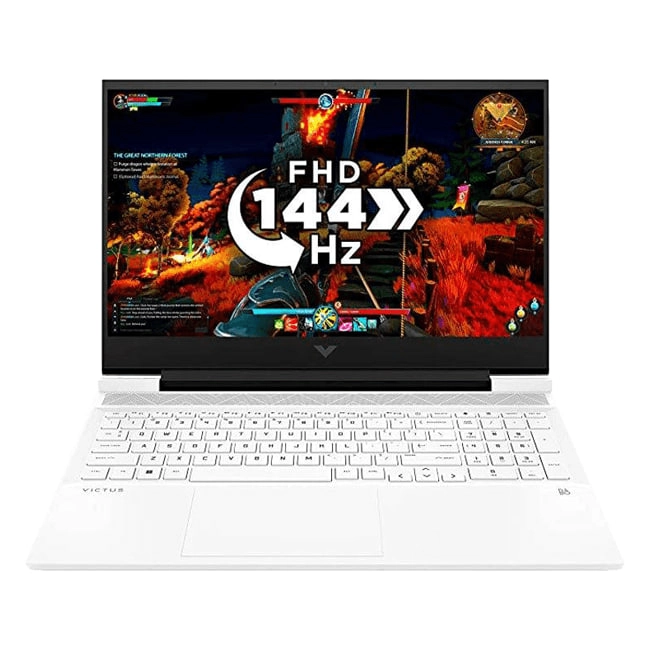 Ноутбук HP Victus 15 FA1035, Core I5-13420H, DDR4 8Gb, SSD 512Gb, RTX 2050 4Gb, 15.6" White купить