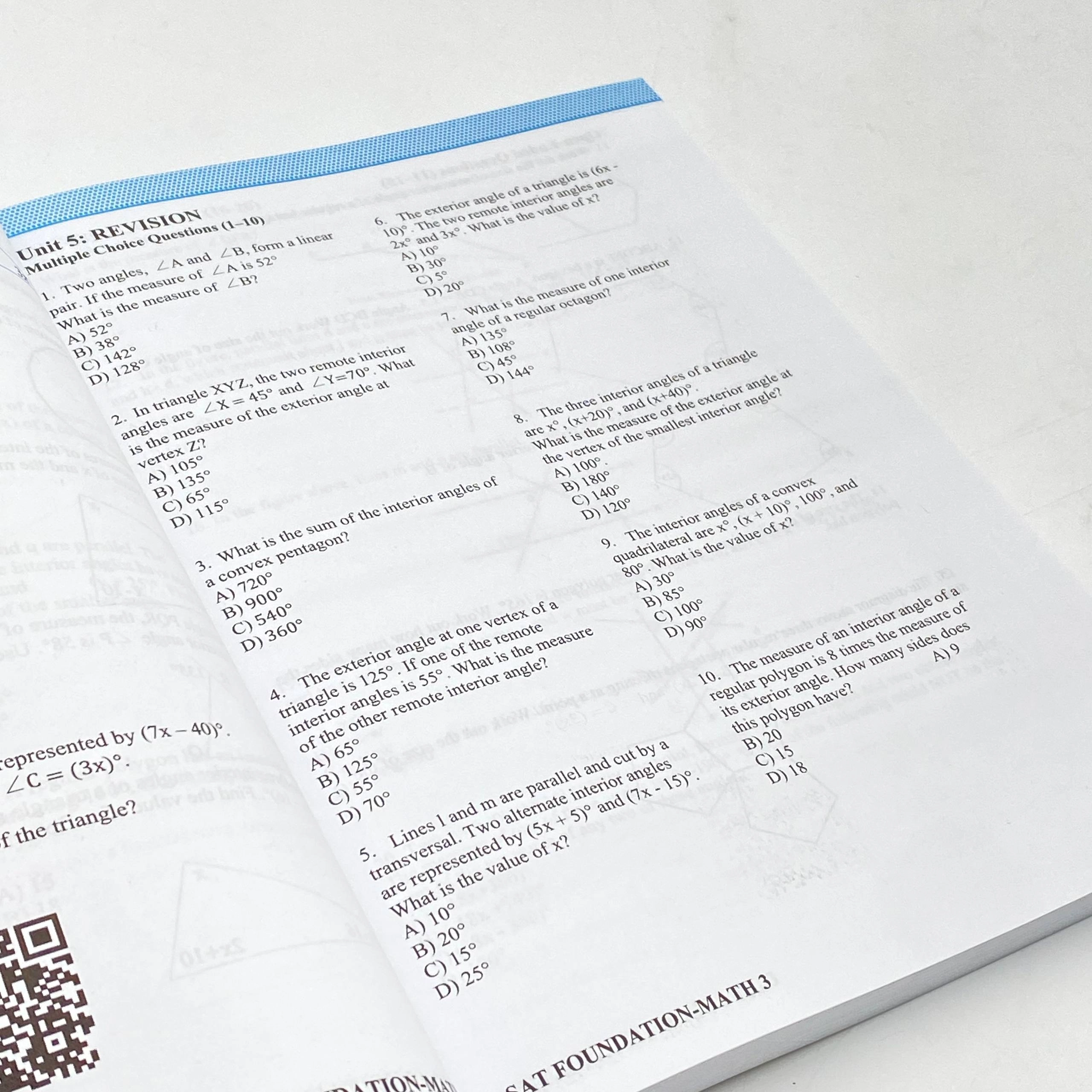 Islom Saidov, Begzod Zaynullayev: Digital Sat Math. Foundation. Math 3 (2025) в Узбекистане