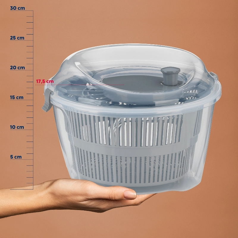 Сушилка для салата KELA Mailin, серая 11907 недорого