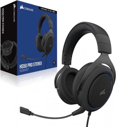 Компьютерные наушники Corsair HS50 Pro Stereo Gaming Headset (Blue) в Узбекистане