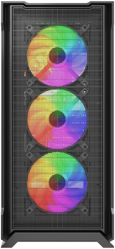 PowerCase Mistral AZ4B ARGB CMAZB-A4 kompyuter korpusi  Black arzon