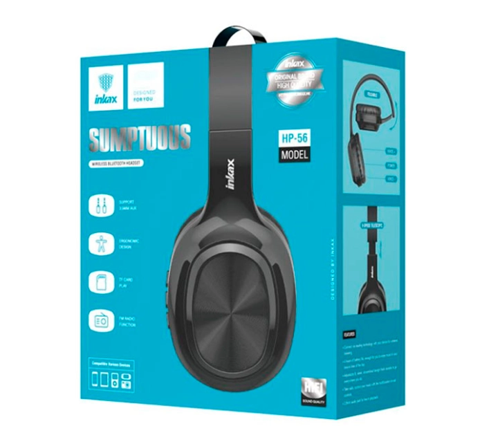 Беспроводные наушники Inkax HP56 (Black) недорого