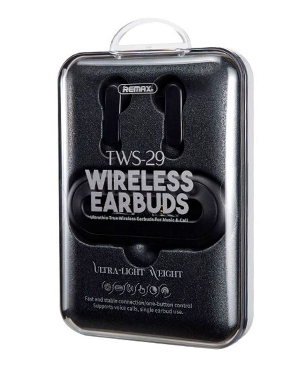 Remax TWS-29 qora simsiz quloqchini arzon