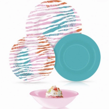 Столовый сервиз Luminarc Junia pink 46 пред. 6 перс. недорого