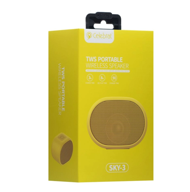 Портативная акустика Celebrat SKY-3 Yellow недорого