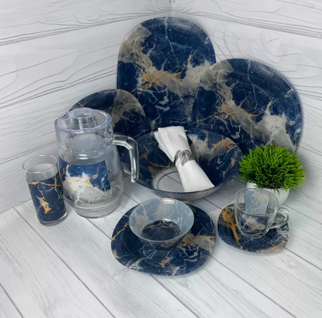 Luminarc Neo Carina Ruggi 46 ta element Stol servisi (V0765) arzon