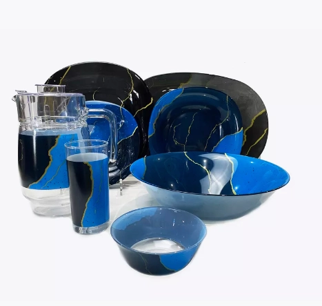 Luminarc Carina Orcu Rose 46 ta element Stol servisi (V0761) arzon