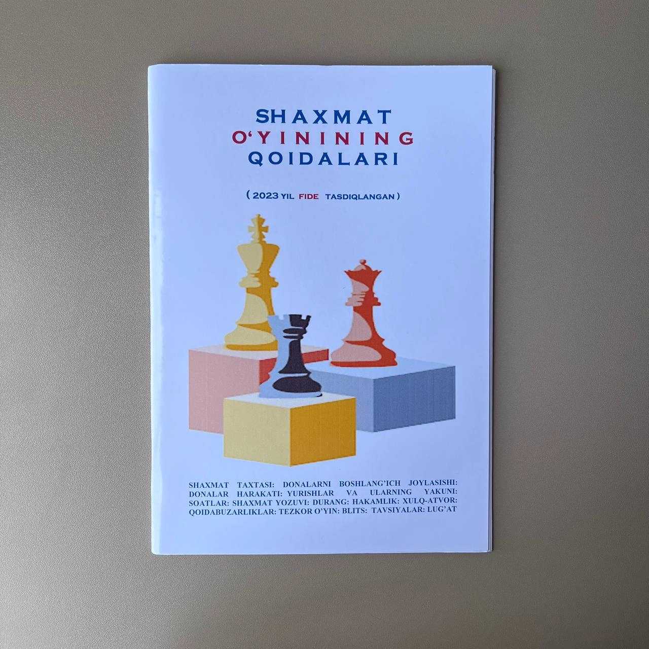 Шахматнинг қийин қоидалари: 2023-йил ФИДЕ тасдиқлаган купить