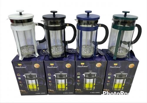 Стеклянный/заварочный чайник с поршнем HAUS ROLAND 503А 1000 мл купить